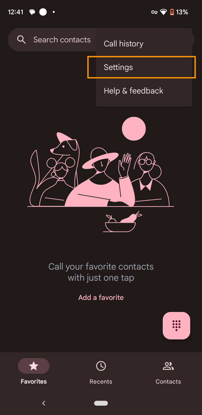 Android Call Settings