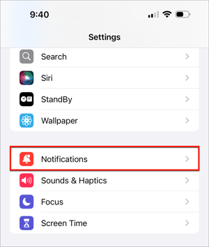 click Notifications