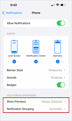 modify lock screen style