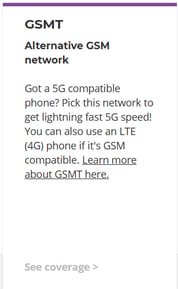 Red Pocket Mobile GSMT coverage